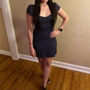 Kimchi Blue Navy Summer Floral Dress